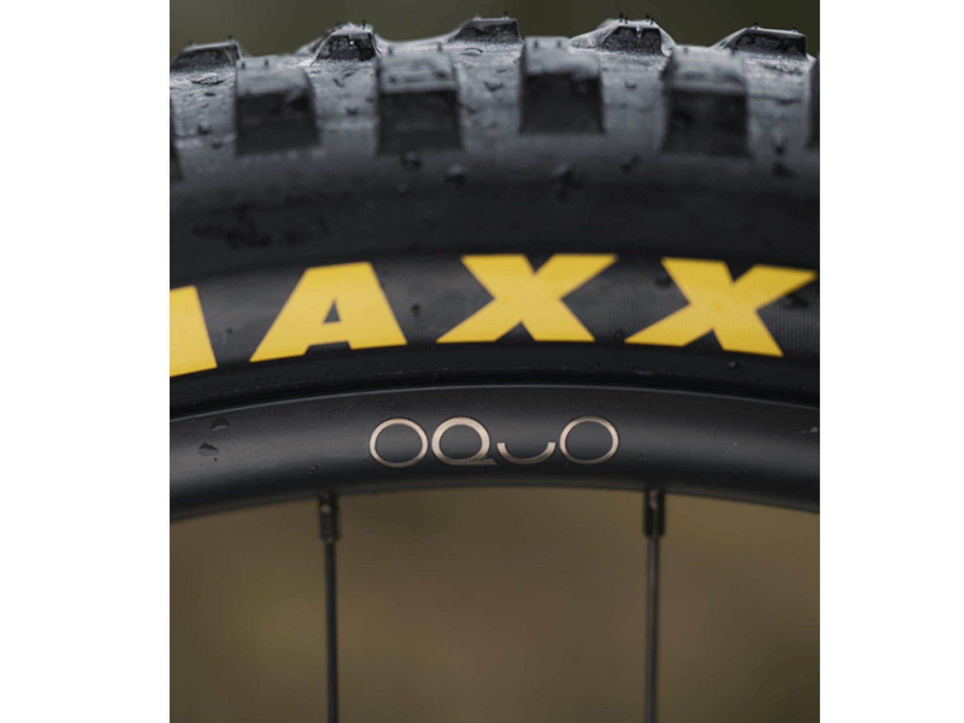 Orbea Wild H30 eMTB full suspension close up Maxxis tire OQUO wheel
